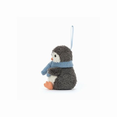 Jellycat Peanut Penguin Decoration USA | 82531VOSG